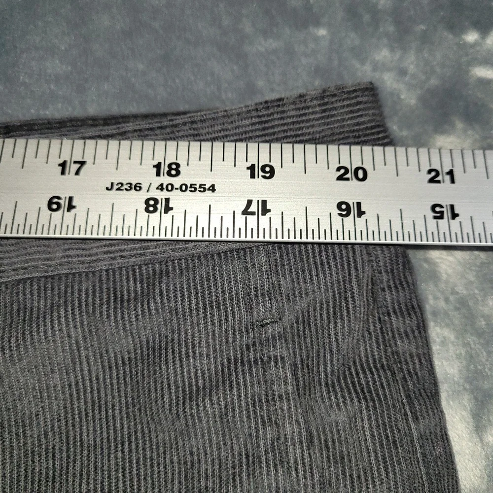 Nike Mens Corduroy Trousers Black Straight Leg Pants 40x32 DA0011-060